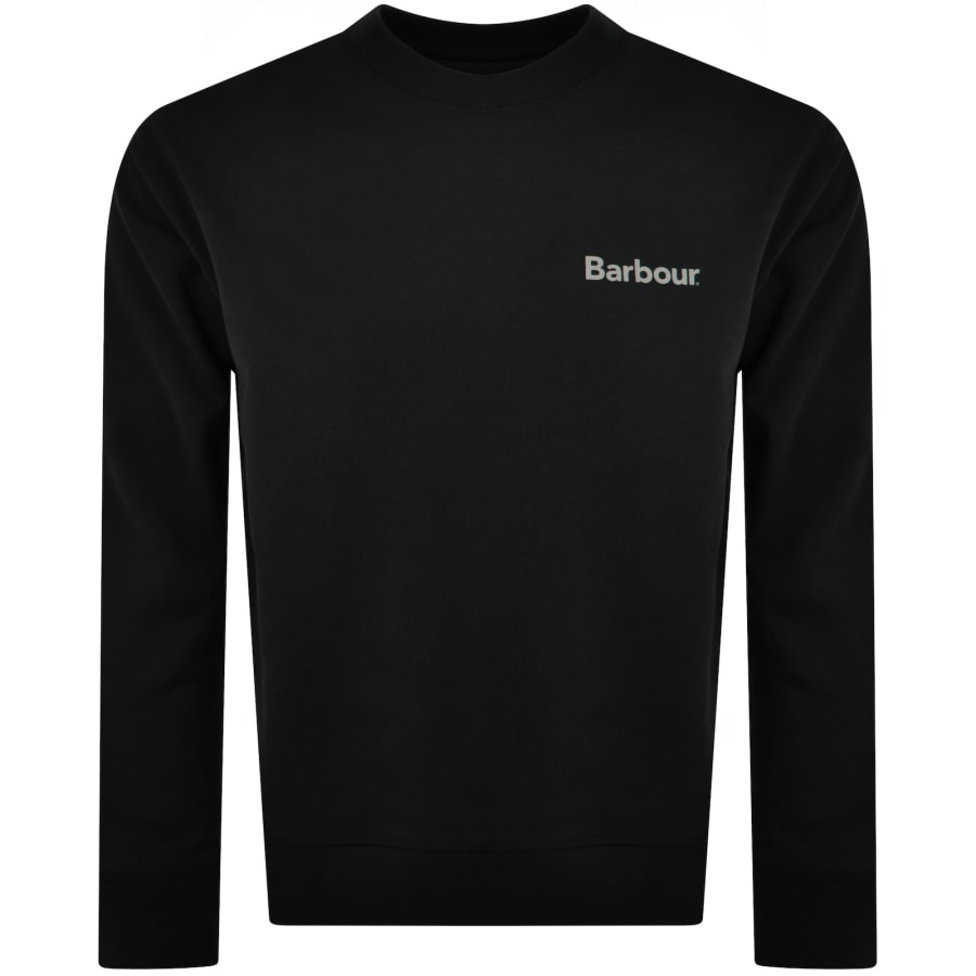 Barbour Nicholas Sweatshirt Black Mainline Menswear